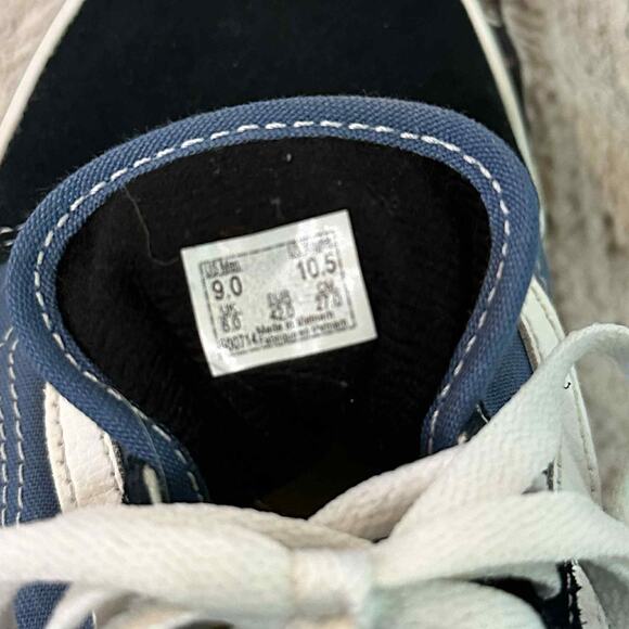 D10 Vans Old Skool Blue and Black Sneakers, Size 9, Pre-owned - Picture 8 of 8